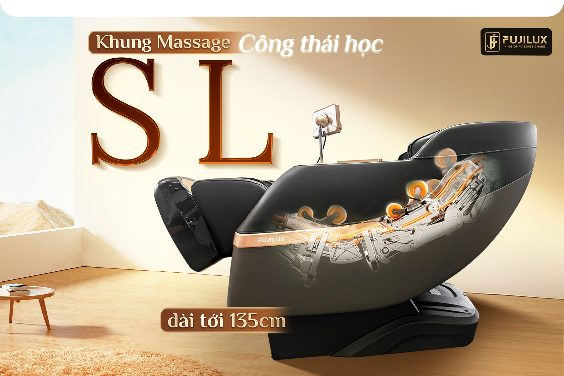 Khung massage SL công thái học