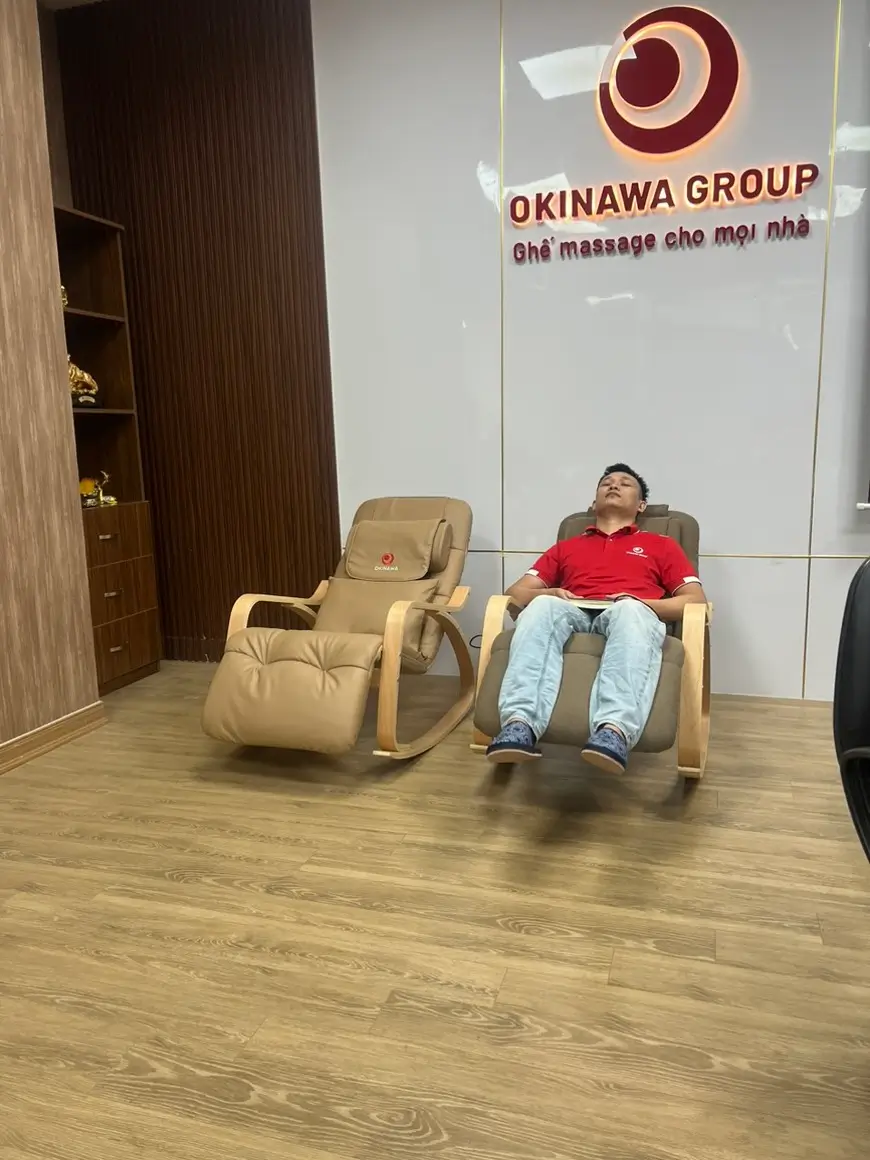 Ảnh thực tế sản phẩm ghế sofa massage cao cấp