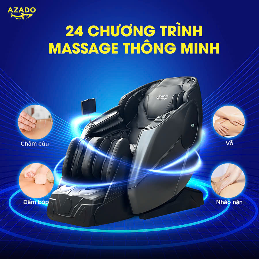24 chương trình massage thông minh 24 chương trình massage thông minh