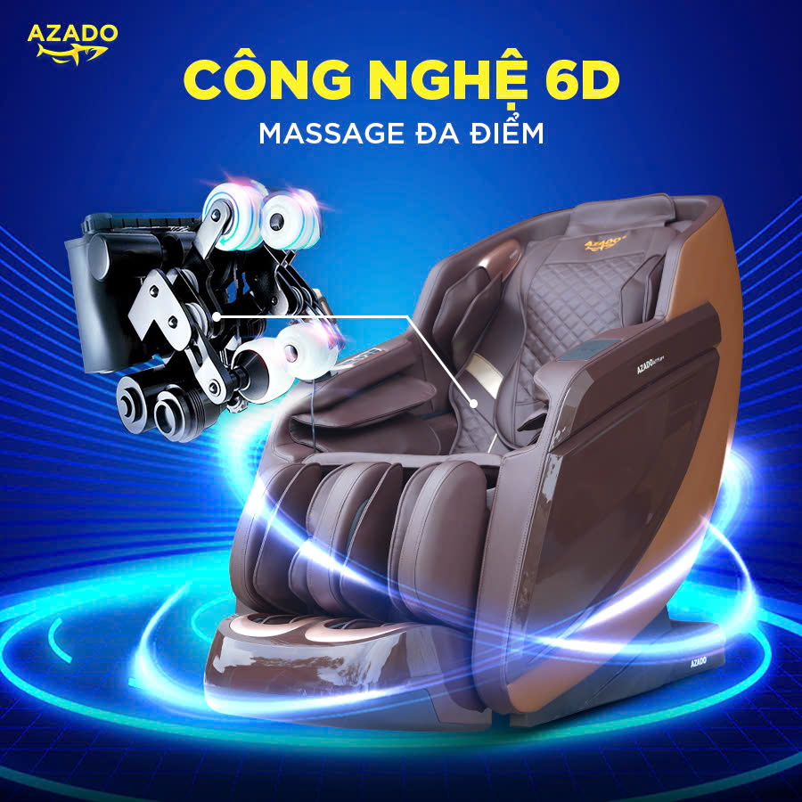 Công nghệ 6D - Massage đa điểm Công nghệ 6D - Massage đa điểm