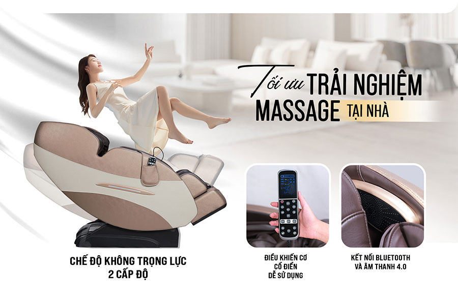 Tiện ích của ghế massage FUJILUX