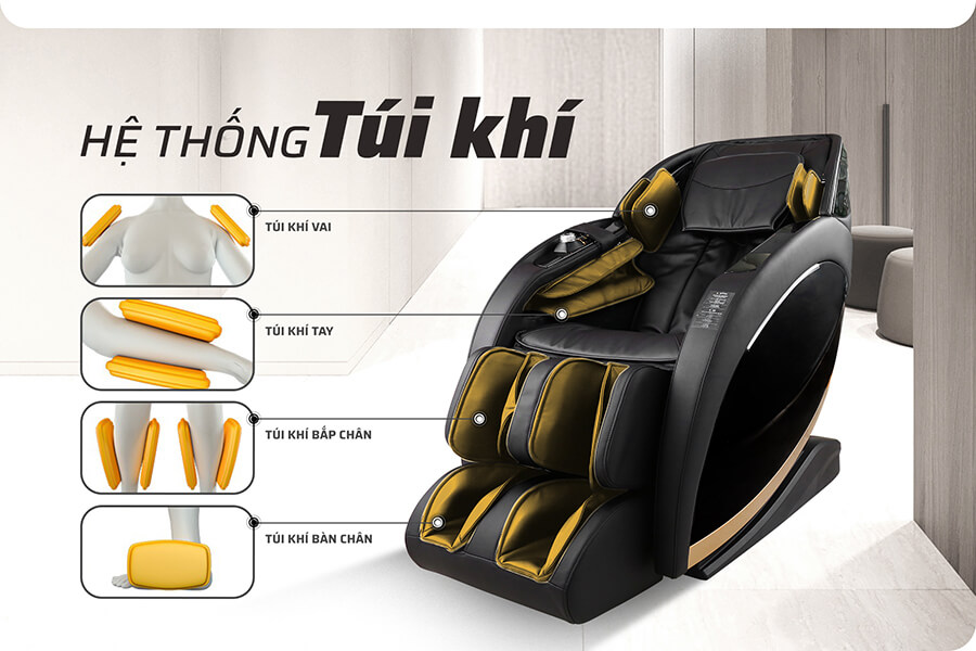 Hệ thống túi khí toàn thân ôm trọn cơ thể