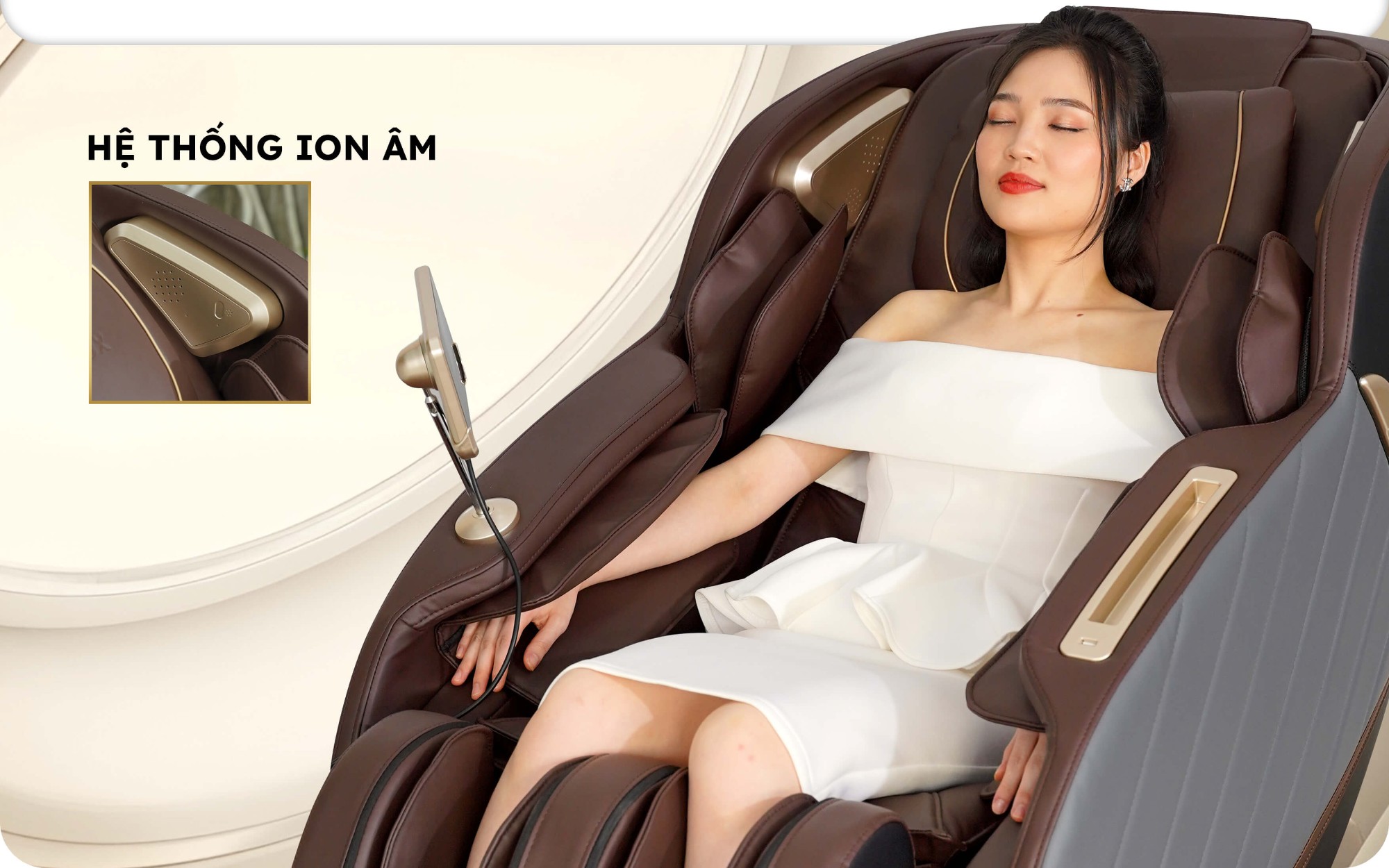 Hệ thống i-on âm sẽ lọc và khử các mùi khó chịu