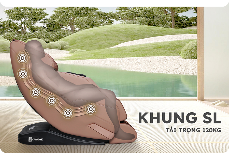 Ghế massage JP3000 Massage từ cổ xuống đến mông đùi